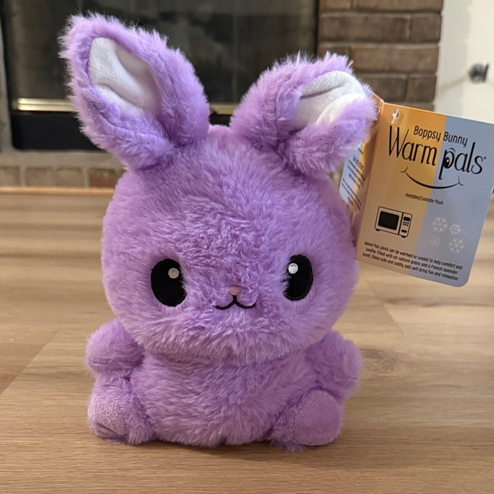 Bopsy Bunny Plush - “Warm Pals”. Microwaveable plush!! 💜🤗 Lavender scent!